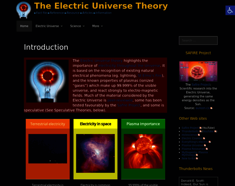 Electricuniverse.info thumbnail