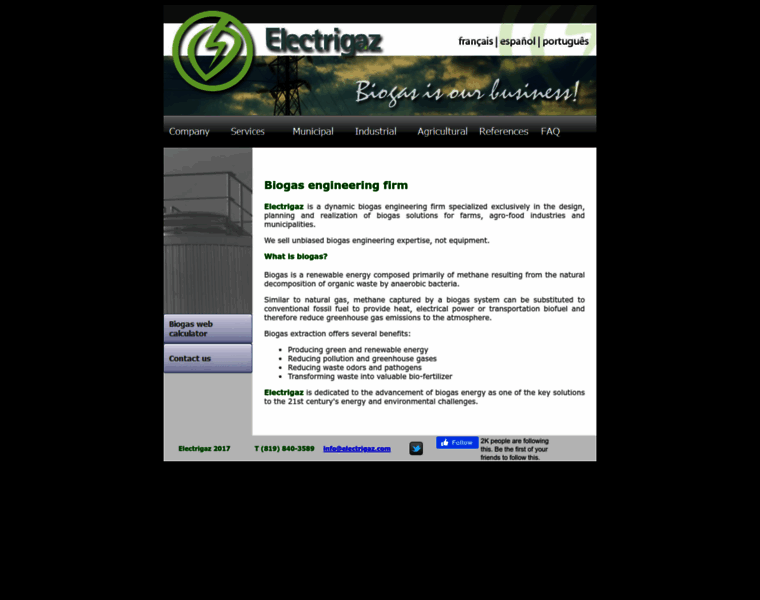 Electrigaz.com thumbnail