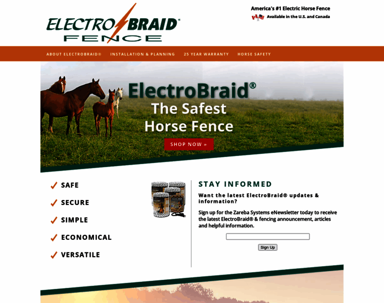 Electrobraid.com thumbnail