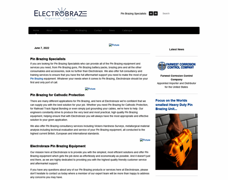 Electrobraze.com thumbnail