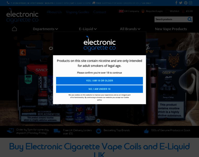 Electronic-cigarettesco.co.uk thumbnail