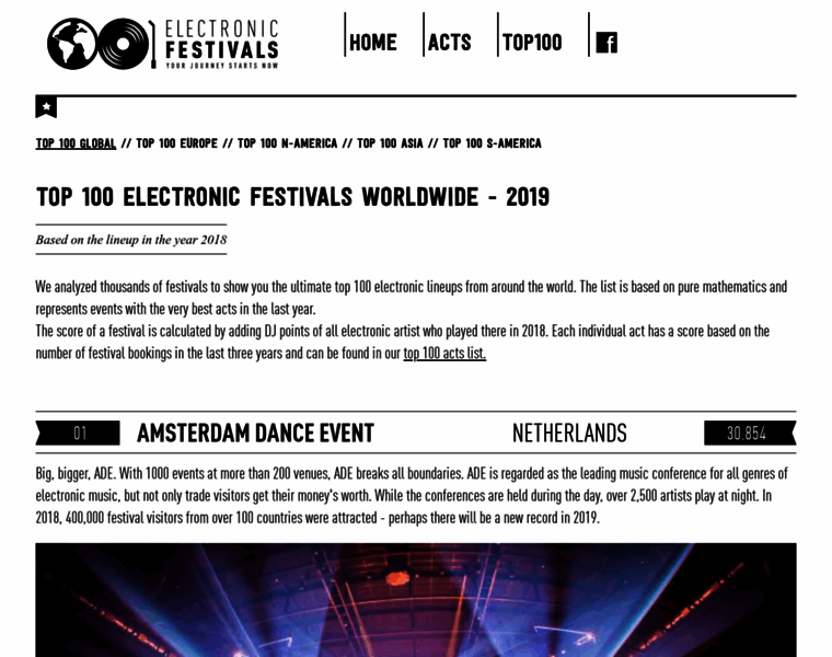 Electronic-festivals.com thumbnail