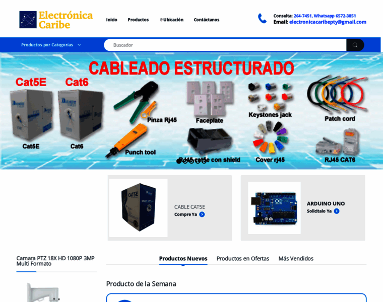 Electronicacaribe.com thumbnail