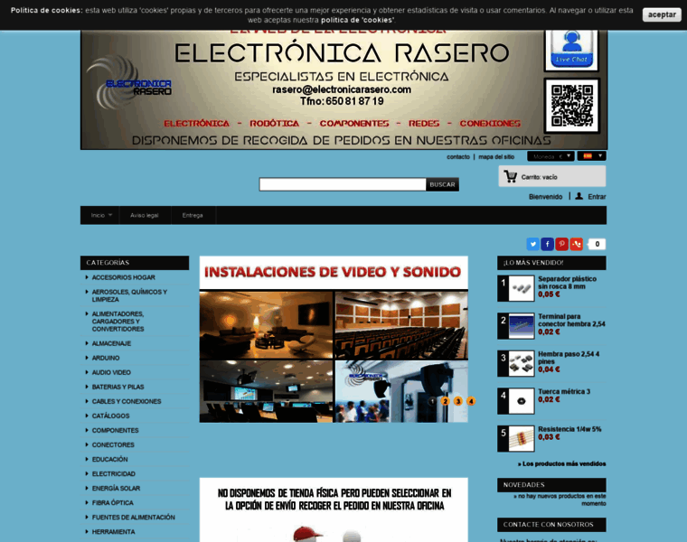 Electronicarasero.com thumbnail