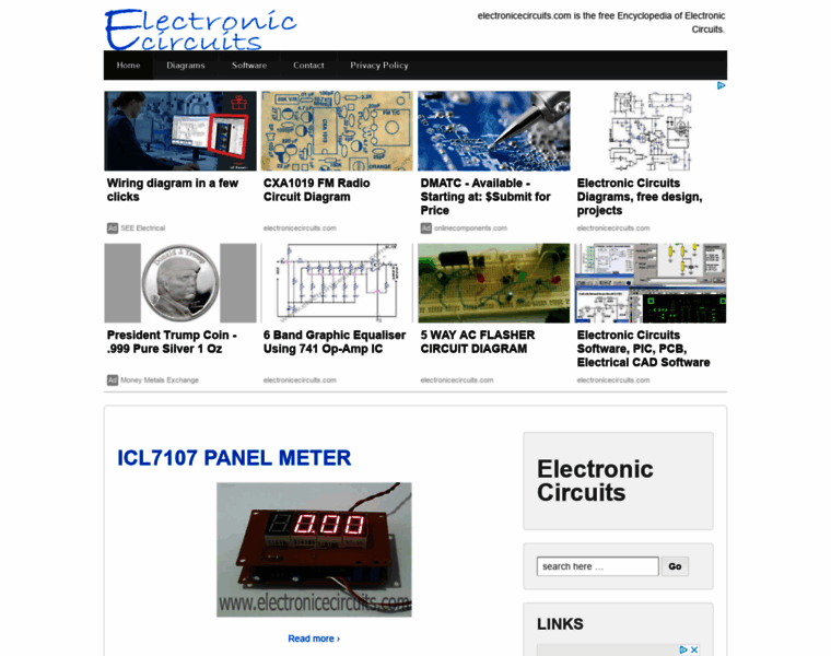 Electronicecircuits.com thumbnail