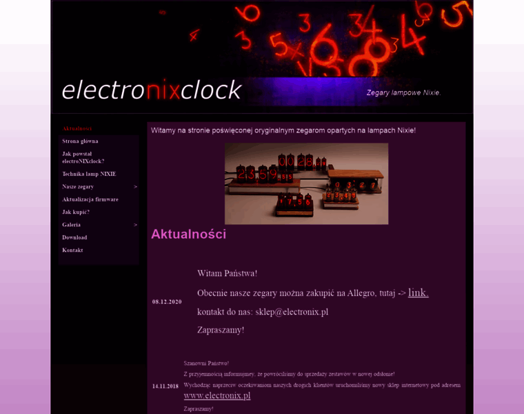 Electronixclock.pl thumbnail