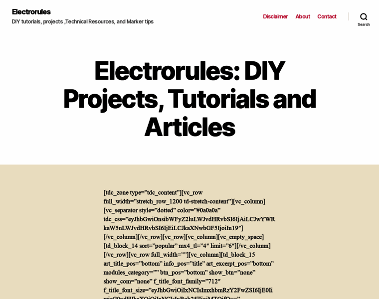 Electrorules.com thumbnail