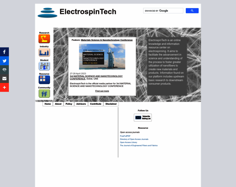 Electrospintech.com thumbnail
