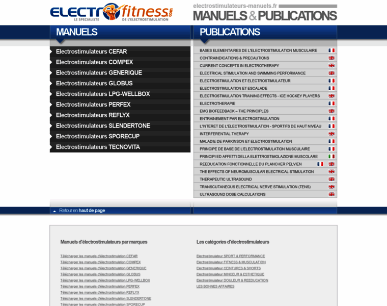 Electrostimulateurs-manuels.fr thumbnail