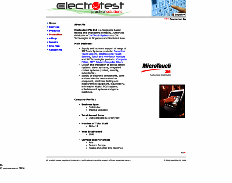 Electrotest.com.sg thumbnail