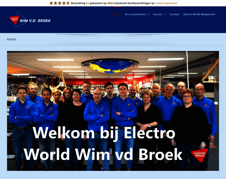 Electroworldwimvandenbroek.nl thumbnail