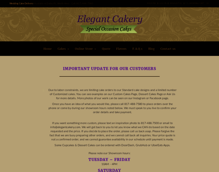 Elegantcakery.com thumbnail