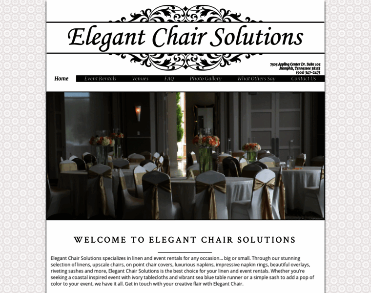 Elegantchairsolutions.com thumbnail
