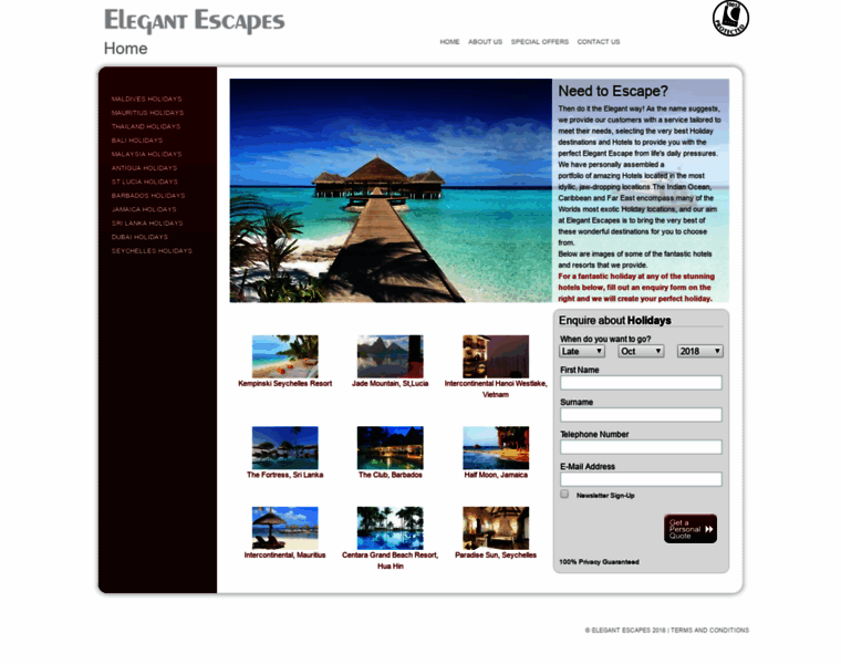 Elegantescapes.com thumbnail