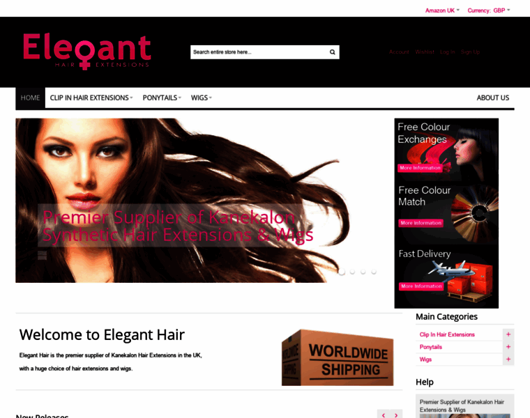 Eleganthair.co.uk thumbnail