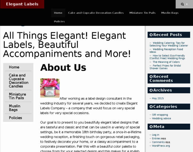 Elegantlabels.com thumbnail