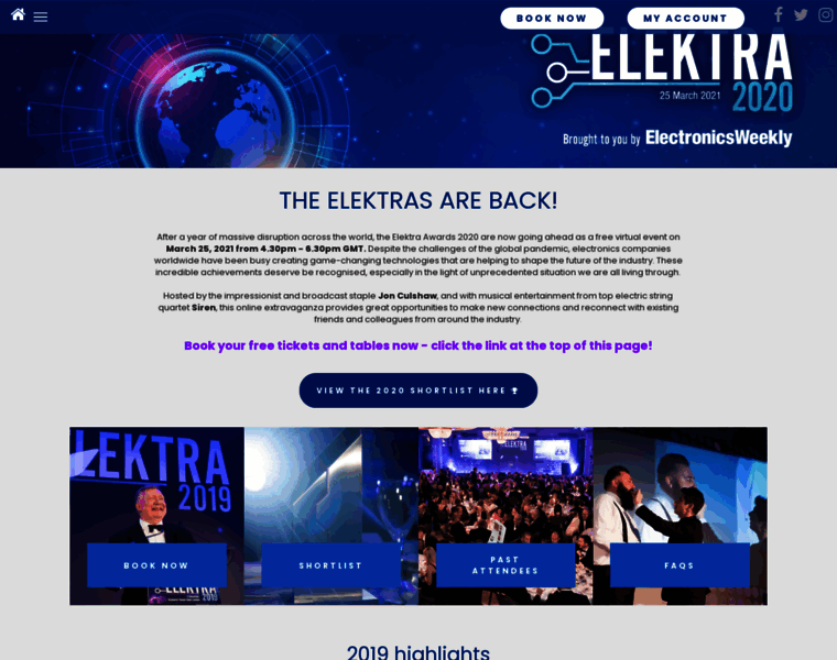Elektraawards.co.uk thumbnail