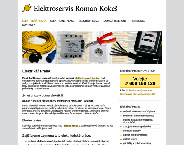Elektrikarkokes.cz thumbnail