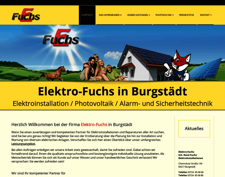Elektro-fuchs-web.de thumbnail