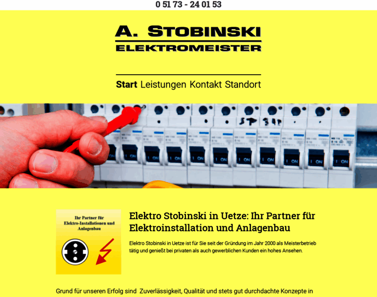 Elektro-stobinski-uetze.de thumbnail
