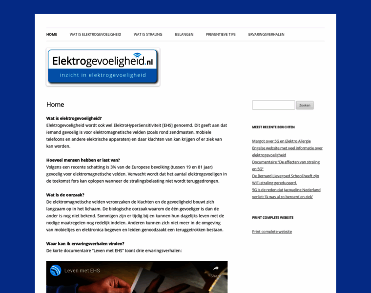 Elektrogevoeligheid.nl thumbnail