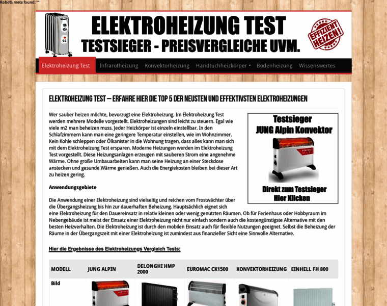 Elektroheizung-test.com thumbnail