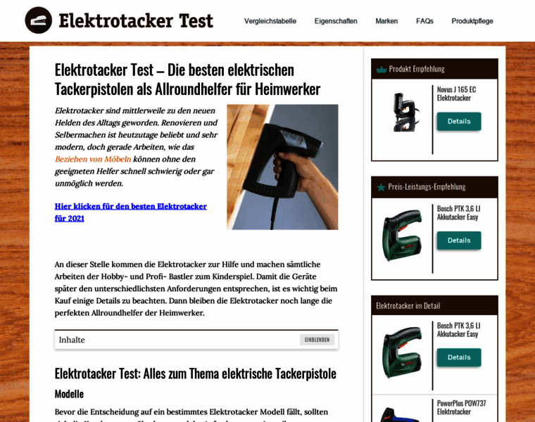 Elektrotackertest.com thumbnail
