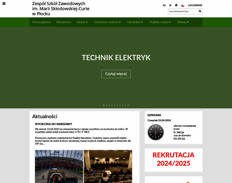 Elektrykplock.edu.pl thumbnail