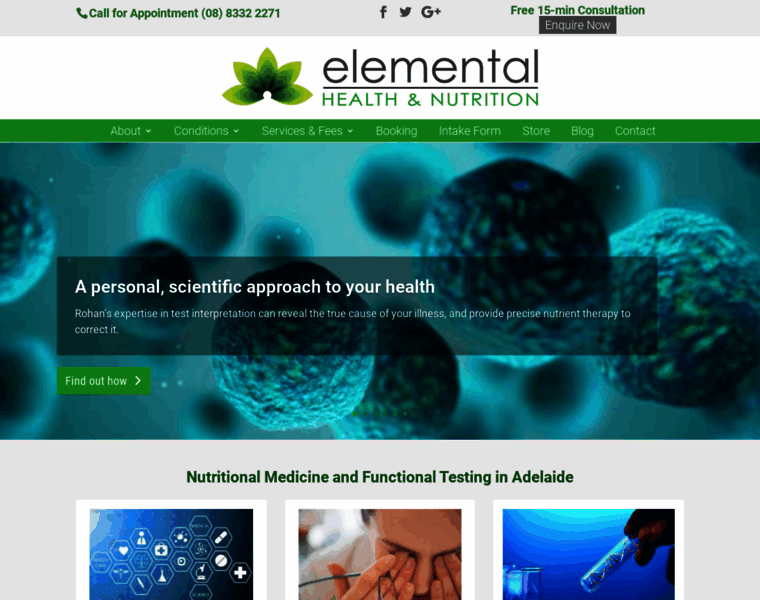 Elementalhealthandnutrition.com.au thumbnail