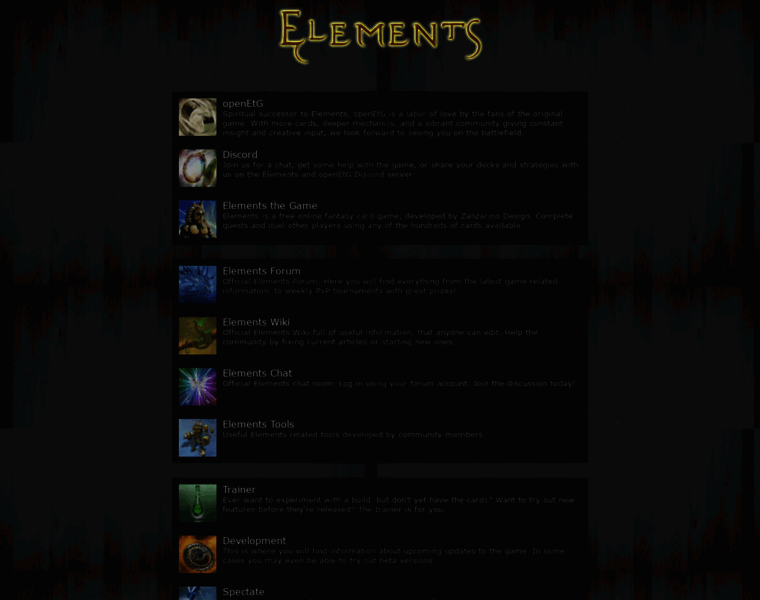 Elementscommunity.org thumbnail