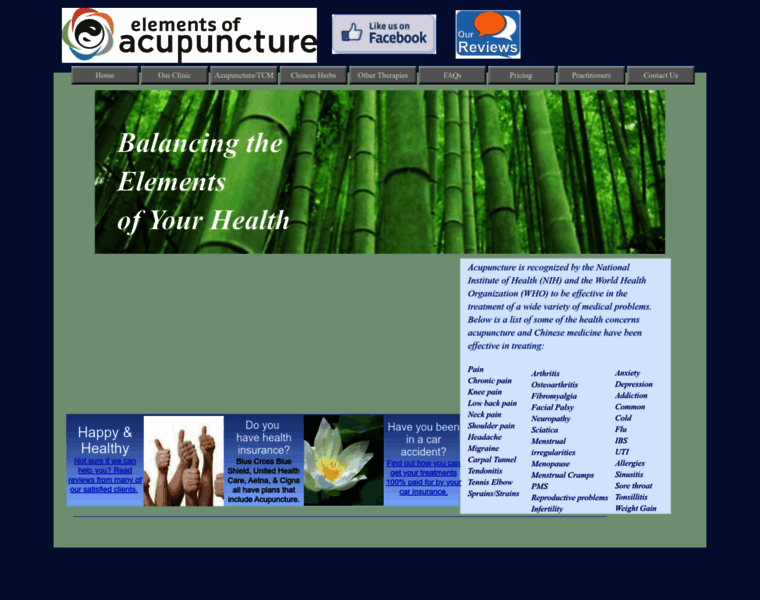Elementsofacupuncture.com thumbnail