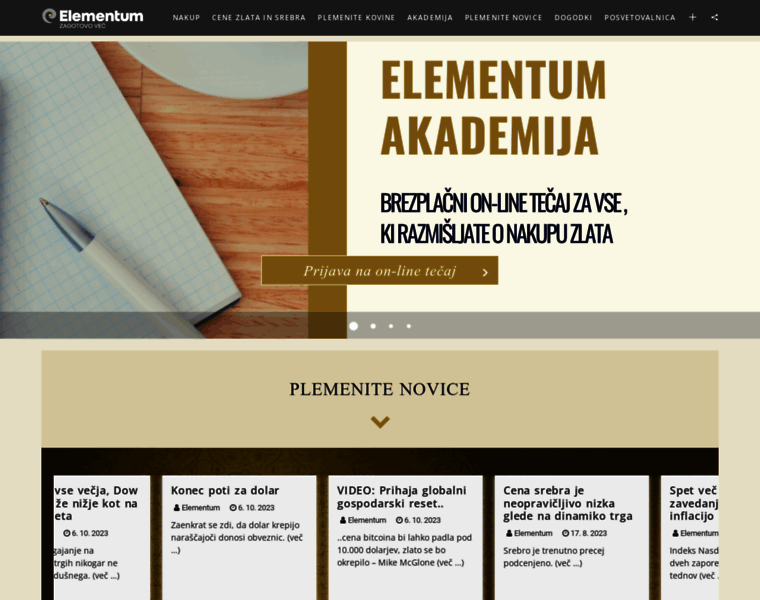 Elementum.si thumbnail