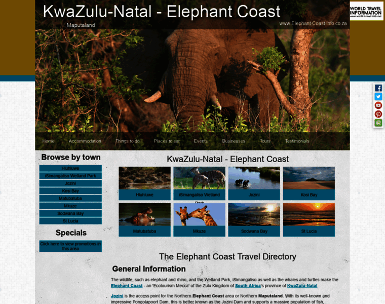 Elephant-coast-info.co.za thumbnail