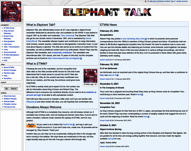 Elephant-talk.com thumbnail