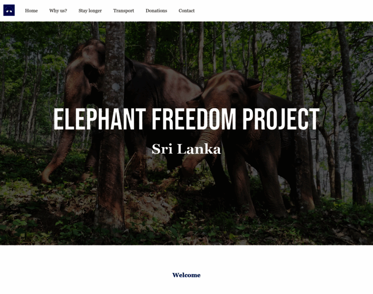 Elephantfreedomproject.com thumbnail