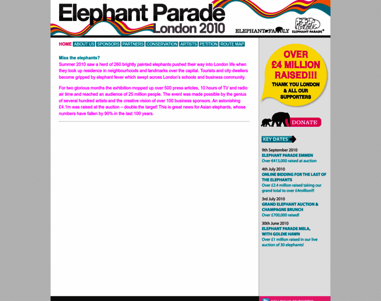 Elephantparadelondon.org thumbnail