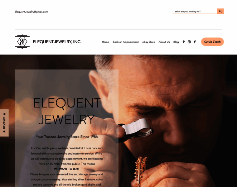 Elequentjewelry.com thumbnail