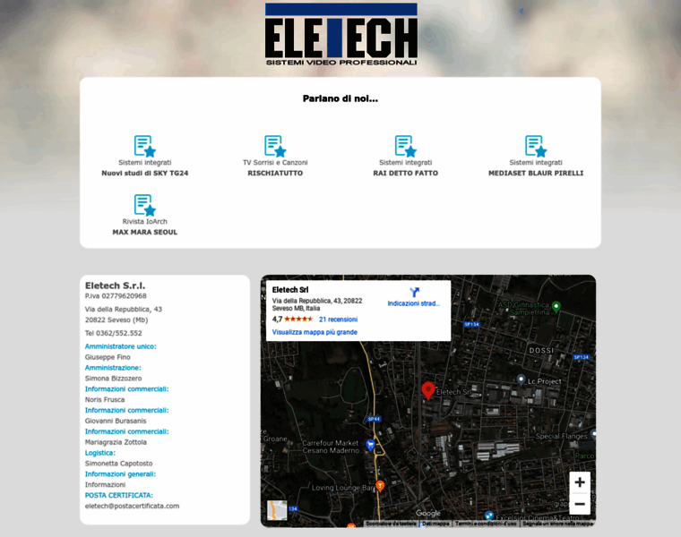 Eletechseveso.com thumbnail