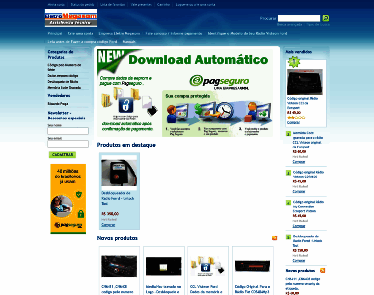 Eletromegasom.com.br thumbnail