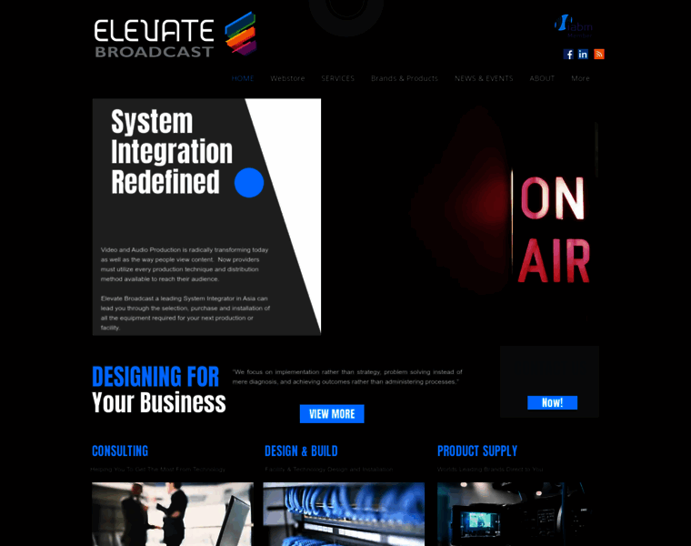 Elevatebroadcast.com thumbnail