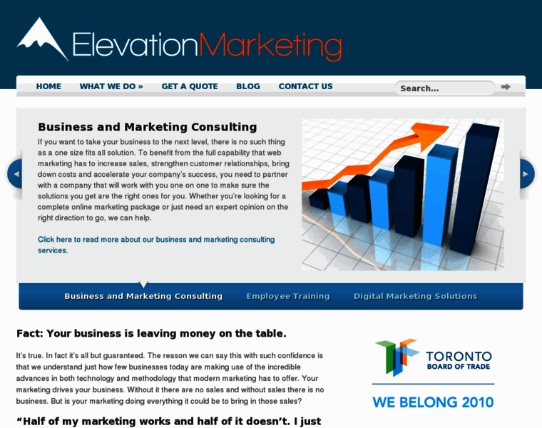Elevationmarketing.ca thumbnail