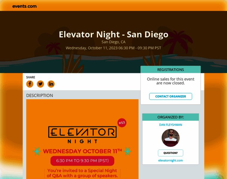 Elevatornights.com thumbnail