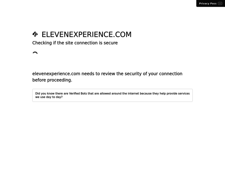 Elevenexperience.com thumbnail