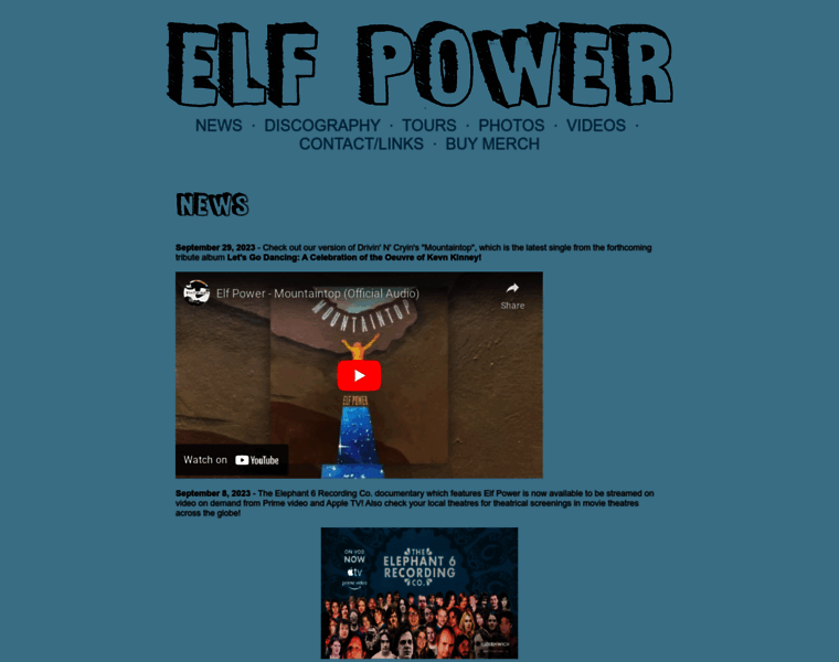 Elfpower.com thumbnail