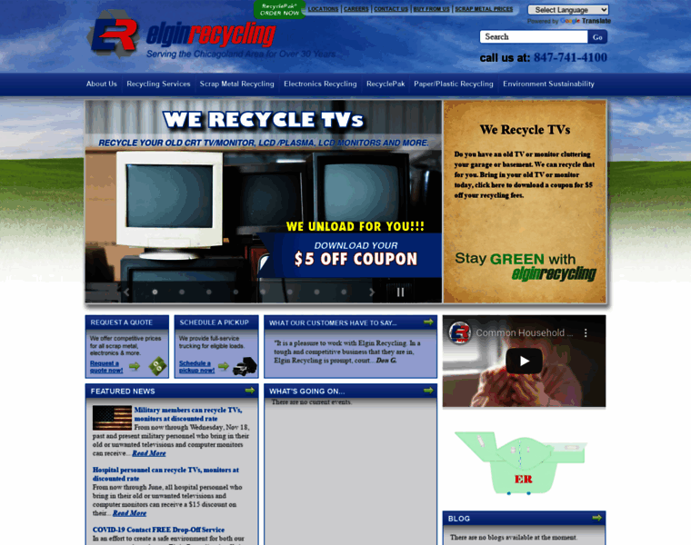 Elginrecycling.com thumbnail