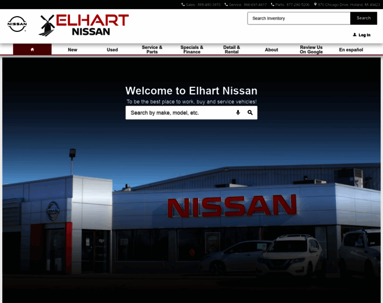 Elhart-nissan.com thumbnail