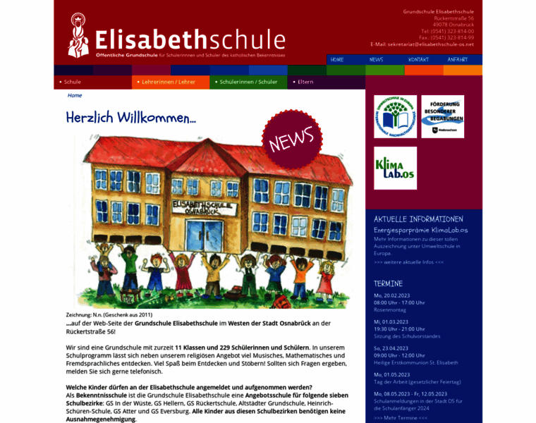 Elisabethschule.net thumbnail