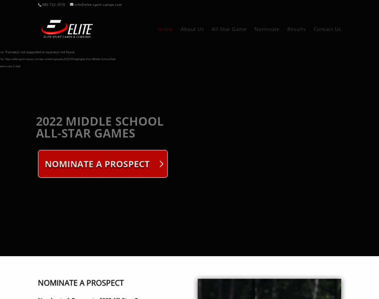 Elite-sport-camps.com thumbnail