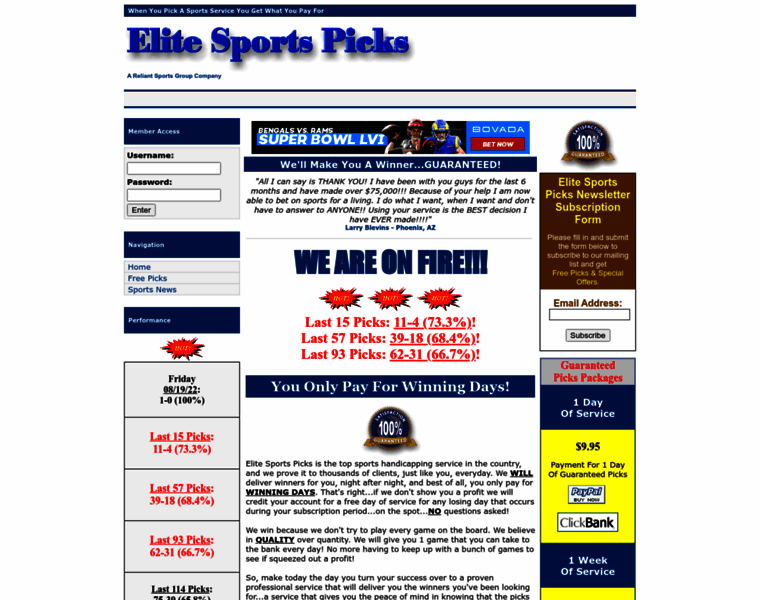 Elite-sports-picks.com thumbnail