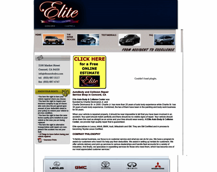 Eliteautobodyca.com thumbnail